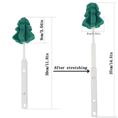 Foshine bottle soft brush with short handle for precise glass cleaning