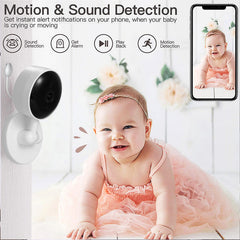 FOUKWKC Tuya baby monitor night vision for dark nursery.