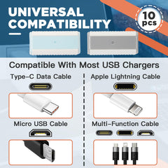 Foycow charger cover close-up highlights durable ABS+PP material for long-lasting protection.