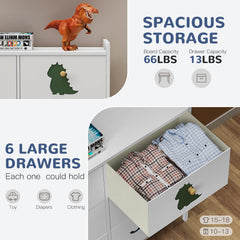 FRAPOW Kids Dresser foldable-drawers collapsed for compact storage.