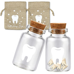 Free-Space tooth fairy burlap bag closeup β sturdy material for long-lasting keepsakes.