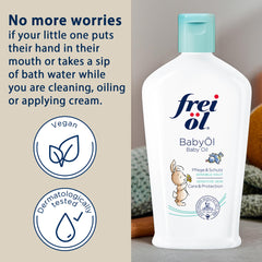 frei öl Baby Oil diaper-area image shows gentle care during diaper changes.