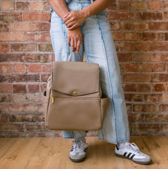 Freshly Picked Classic II wipeable vegan leather texture close-up.