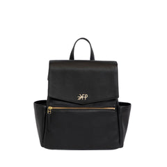 Freshly Picked Mini Classic Ebony front pocket for quick-access essentials.