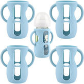 Frezonika Avent sleeve with drop protection on glass bottle