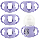 Frezonika Avent sleeve light purple 4oz protects the glass bottle during use