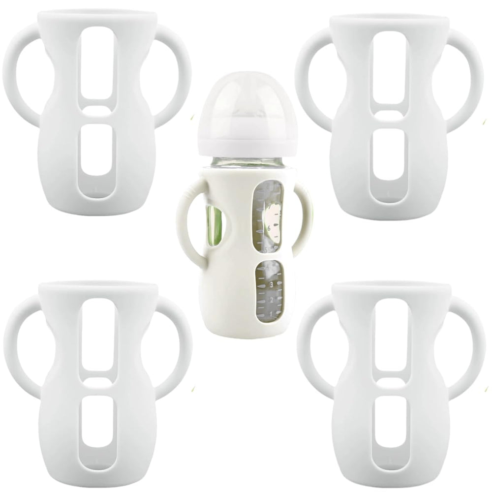 Frezonika avent sleeve on 4oz bottle provides added protection for glass during daily use.