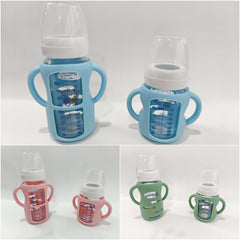 Frezonika Dr Brown wide-neck bottle sleeve installed for added drop protection.