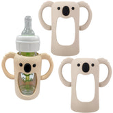 Frezonika koala sleeve on a 4oz bottle provides a snug fit for easy feeding.
