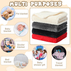 Frienda blanket close-up fleece texture highlights softness and skin-friendly comfort.