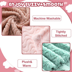 Frienda baby blanket in stroller demonstrates versatile travel warmth.