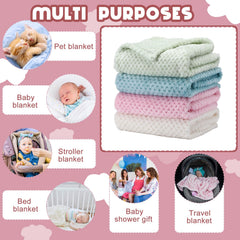 Frienda crib setup with 32x24 blanket wrapping baby securely.