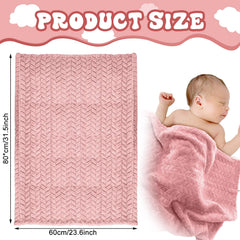 Frienda baby fuzzy blanket on crib or sofa for cozy nap moments