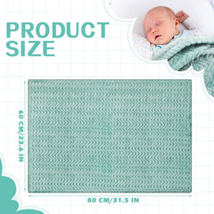 Frienda baby fuzzy blanket closeup highlights ultra-soft texture for sensitive skin.