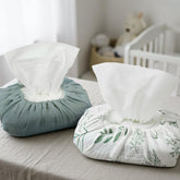 Frienda baby wipes cover pack with neutral patterns for tidy diaper changes.
