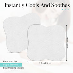 Frienda hydrogel nursing pads inside bra offer irritation relief while nursing
