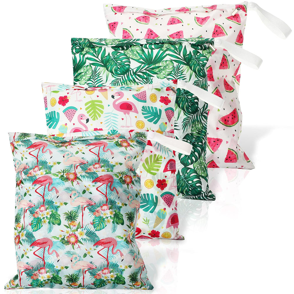 Frienda wet-dry bag four-piece set for travel and beach, keeps items organized on the go.