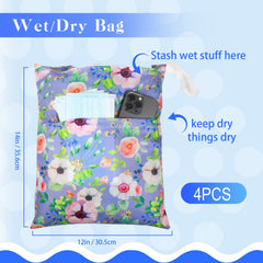 Frienda bag features waterproof coating for mess containment on wet items.