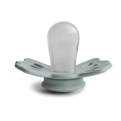 FRIGG Lucky cream/sage colorway on pacifier with soothing look.