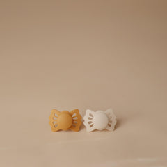 Frigg Lucky Honey Gold Cream color adds gentle aesthetic to baby essentials.