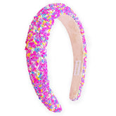 FROG SAC Sprinkle Headband purple padded, comfortable daily wear for active kids.