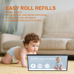 FRTKYGY seven-layer odor barrier close-up emphasizes odor control for nurseries.