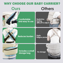 FRTUI baby carrier storage pouch shown for on-the-go essentials