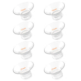 FRUSSONIA flange inserts eight-pack with four sizes for a personalized fit