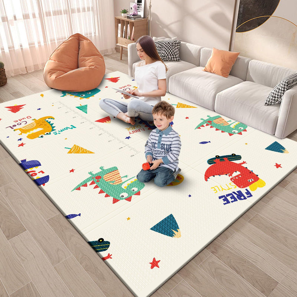 Fshibila Baby Playpen Mat foldable design for quick setup and storage