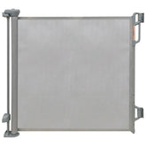 FSYGloryGlides retractable gate shows 55-inch width for wide doorways and stairs