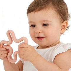 Fu Store silicone teether with five textures for varied chewing sensations