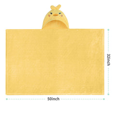FUBANRAY hooded towel animal-face close-up, adorable design helps dry hair