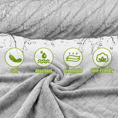 FUBANRAY toddler towel after-bath use demonstrating quick absorption and warmth potential