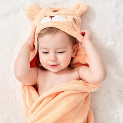 FUBANRAY hooded towel at full 50x32 inch size for full-body coverage.