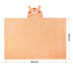 FUBANRAY hooded towel in soft microfiber delivers ultra-absorbent drying after baths.