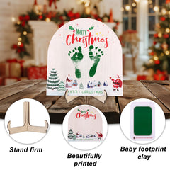 Fukaisu baby footprint cards offer ready pairing for a heartfelt display