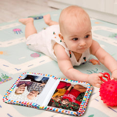 Fullhawl My First Family Album size-5-5x7-in showcases fits 4x6 photos neatly.