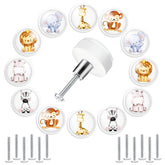Fumete elephant knob for drawers adds safari charm to kids' furniture.