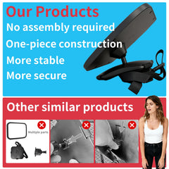 Funbliss 360-degree adjustability lets you customize viewing angles for easier baby checks.