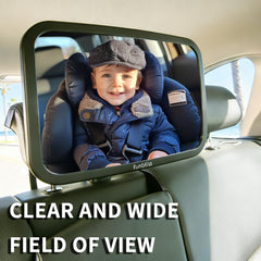 Funbliss mirror uses shatterproof acrylic for durable, safe monitoring.