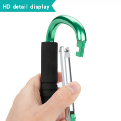 Funbliss stroller hooks green hiking travel-ready clip keeps essentials secure.