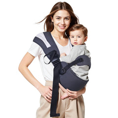 FUNITO Toddler Carrier Sling with ergonomic-seat for growing child comfort and hip alignment.