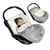 Funlife car seat bunting bag offers winter warmth with a waterproof outer shell.