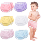 Funtery 12-pack toddler waterproof pants shown for durable, reusable training pants.