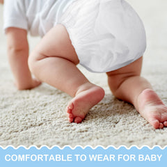 Funtery potty-training pants inside view highlights leak protection.