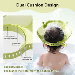 FUNUPUP shield close-up highlights star-track water channels diverting spray