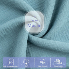 FUNUPUP Muslin cover designed to fit Snuggle Me loungers securely for quick setup.
