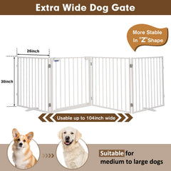 Furggis dog gate with 360-degree hinges supports flexible room layouts.