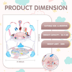 Furmubei center shows rotating toys to engage senses during play.