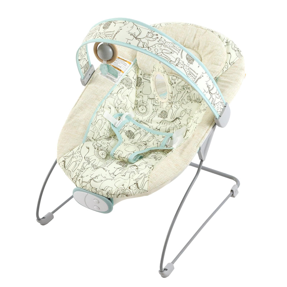 Furmubei portable baby bouncer with melodies for calming playtime